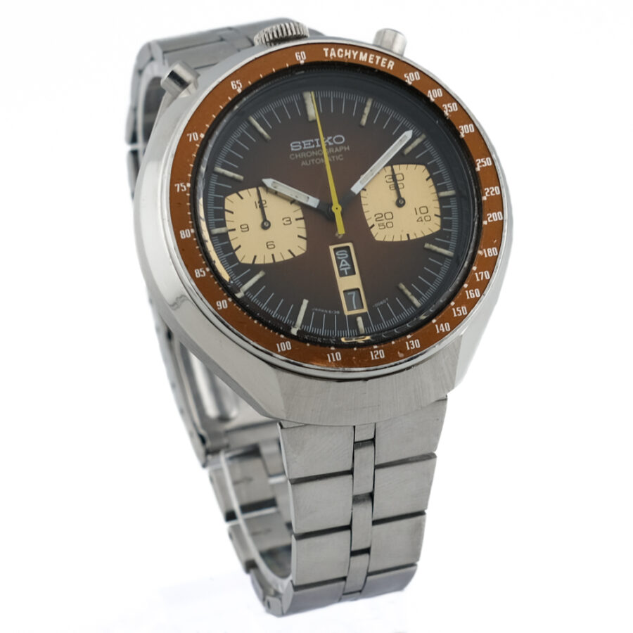 Seiko Bullhead Chronograph Brown 6138-0040