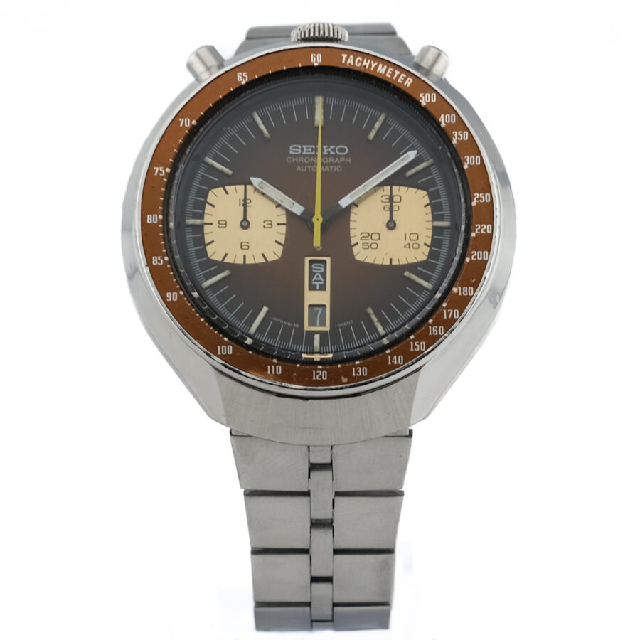 Seiko Bullhead Chronograph Brown 6138-0040